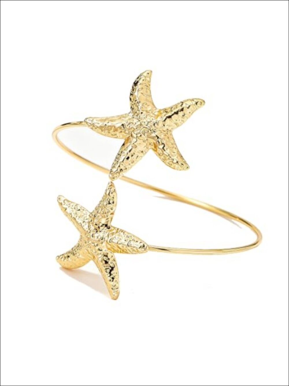 Starfish Upper Arm Cuff Bracelet Adjustable Alloy